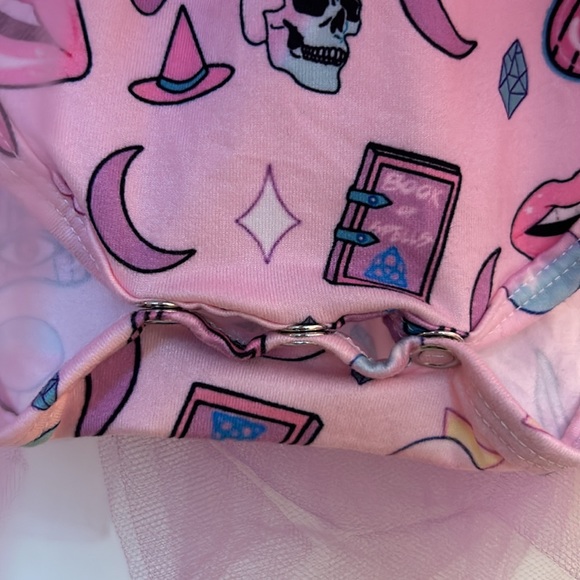 Off the Shoulders Halloween Print TuTu Dress for Toddler Girls from AriTutus - Picture 8 of 10